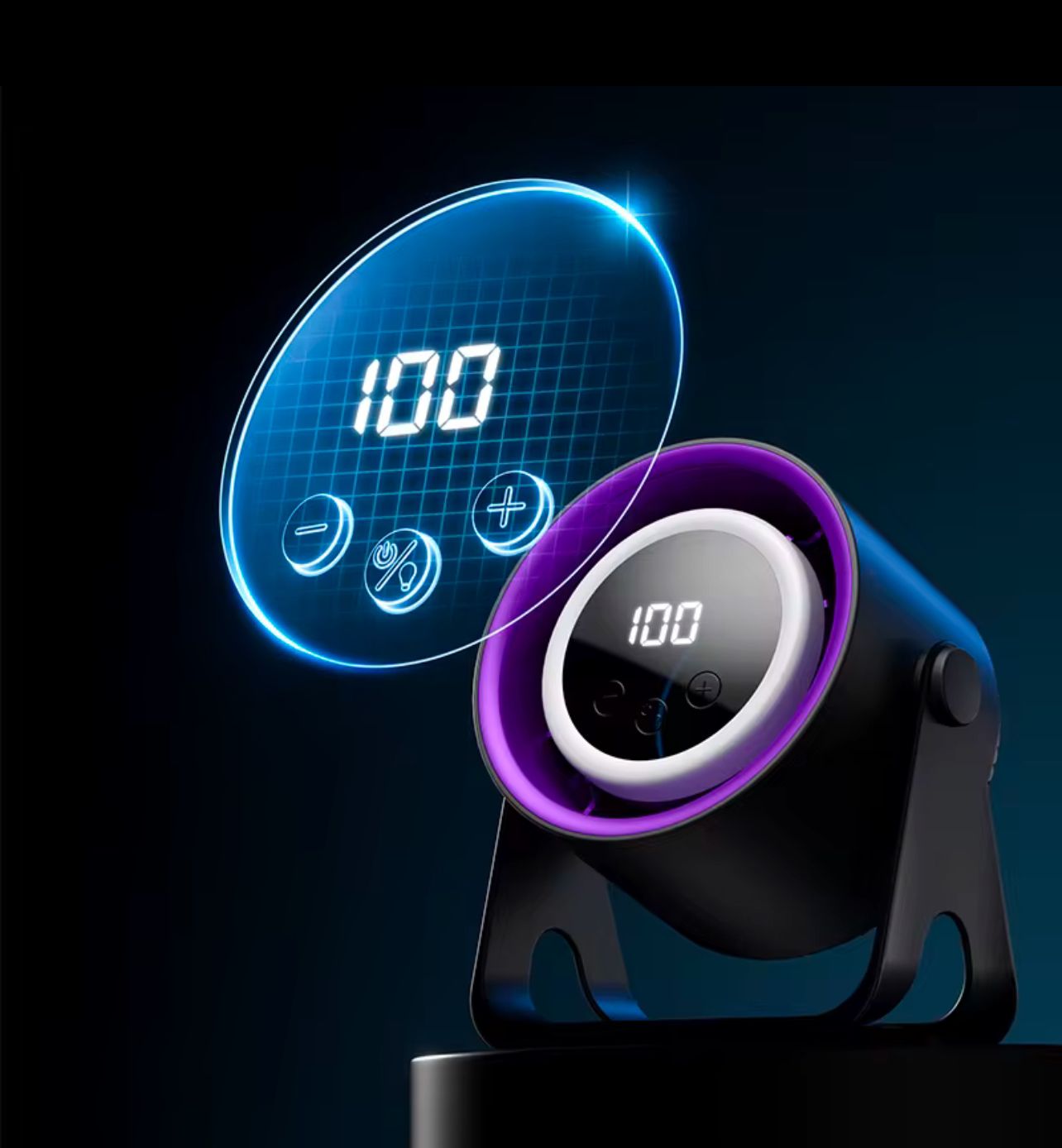 Air-purifier Desk Fan