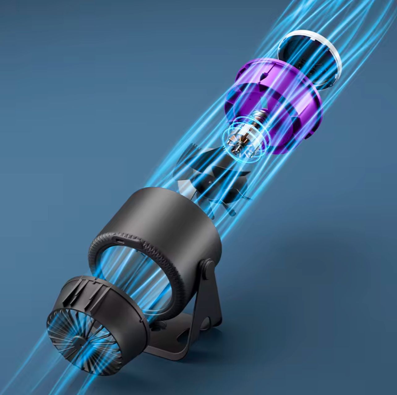 Air-purifier Desk Fan